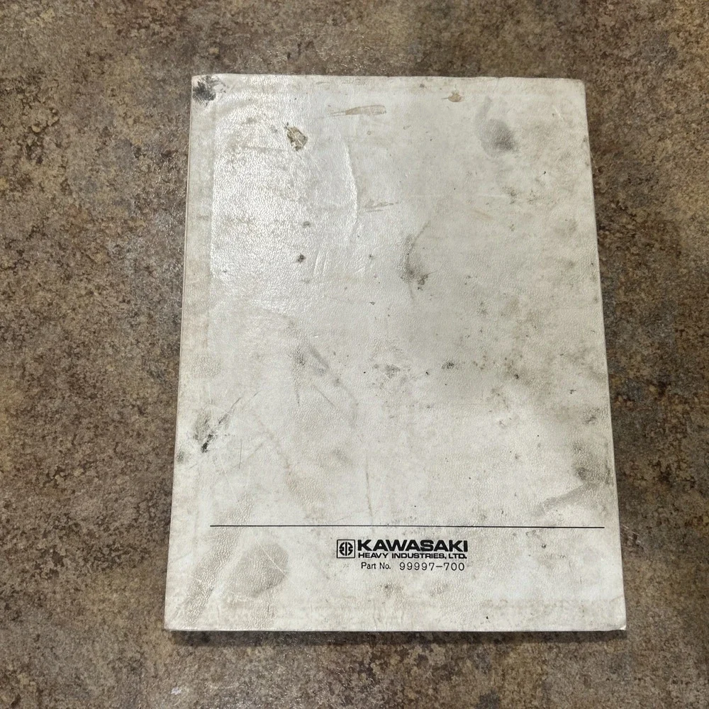Vintage 1972 Kawasaki Motorcycle Shop Manual Z Series